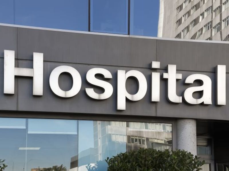 Image of hospital sign