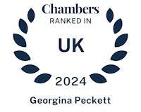 Georgina Peckett ranked in Chambers and Partners UK 2024