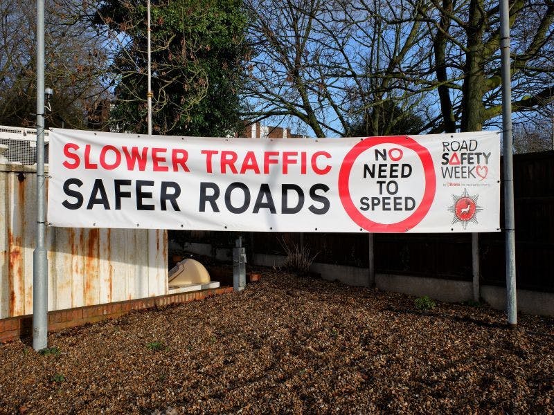 road safety week banner