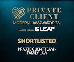 Award for Private client team-Family law 2023