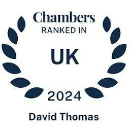 David Thomas ranked in Chambers and Partners UK 2024