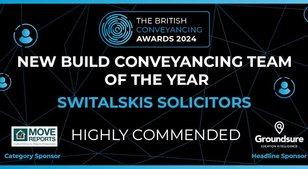 High commended new build Switalskis logo 