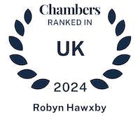 Robyn Hawxby ranked in Chambers and Partners UK 2024