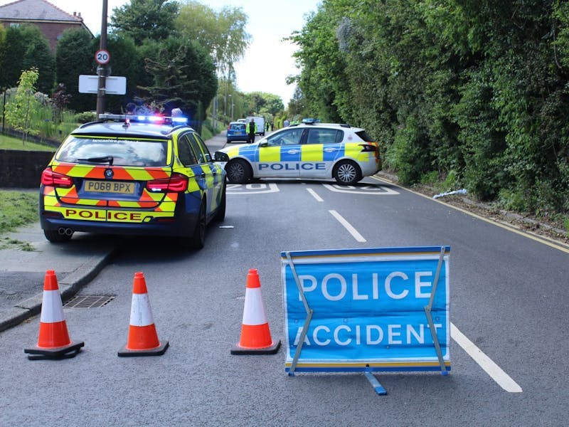 police accident - road closed