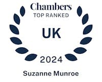 Suzanne Munroe ranked in Chambers & Partners UK 2024